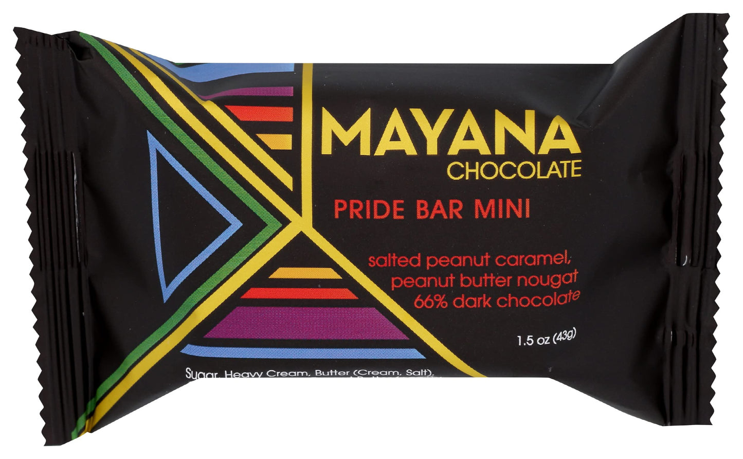 Mayana Chocolate Mini Pride Bar, 1.5 OZ