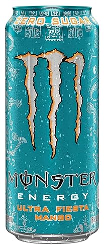 Monster Energy Drink, Ultra Fiesta, 16 Oz Can (Pack of 12)
