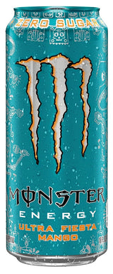 Monster Energy Drink Variety -Low Calorie Pack - 16 ounce (Pack of 12) + Stinger Energy Chews