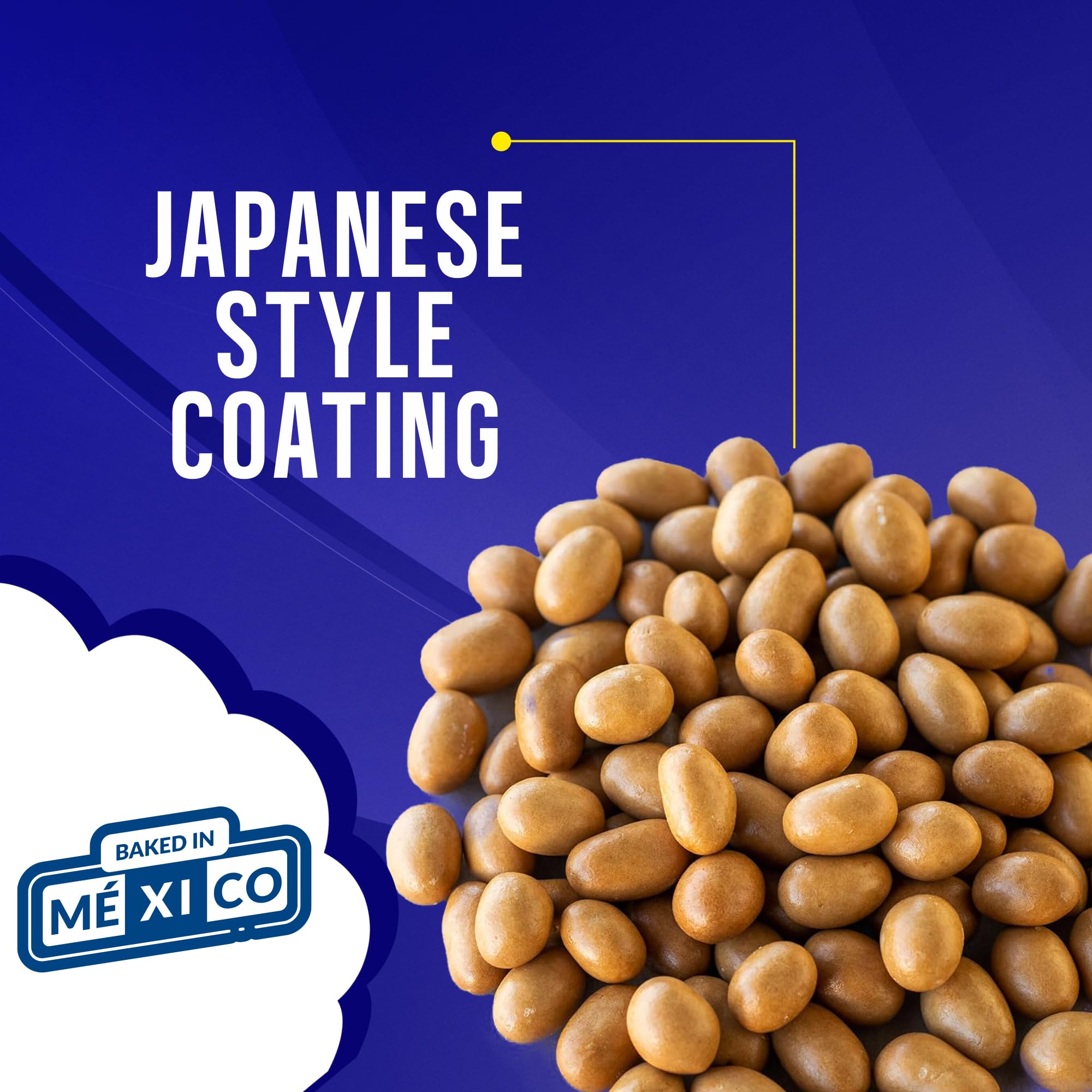 Manzela Crunchy Japanese-Style Flavor Peanuts | Large 900g Resealable Bag, Mexican Favorite with a Japanese Twist, No Artificial Flavors, Perfect