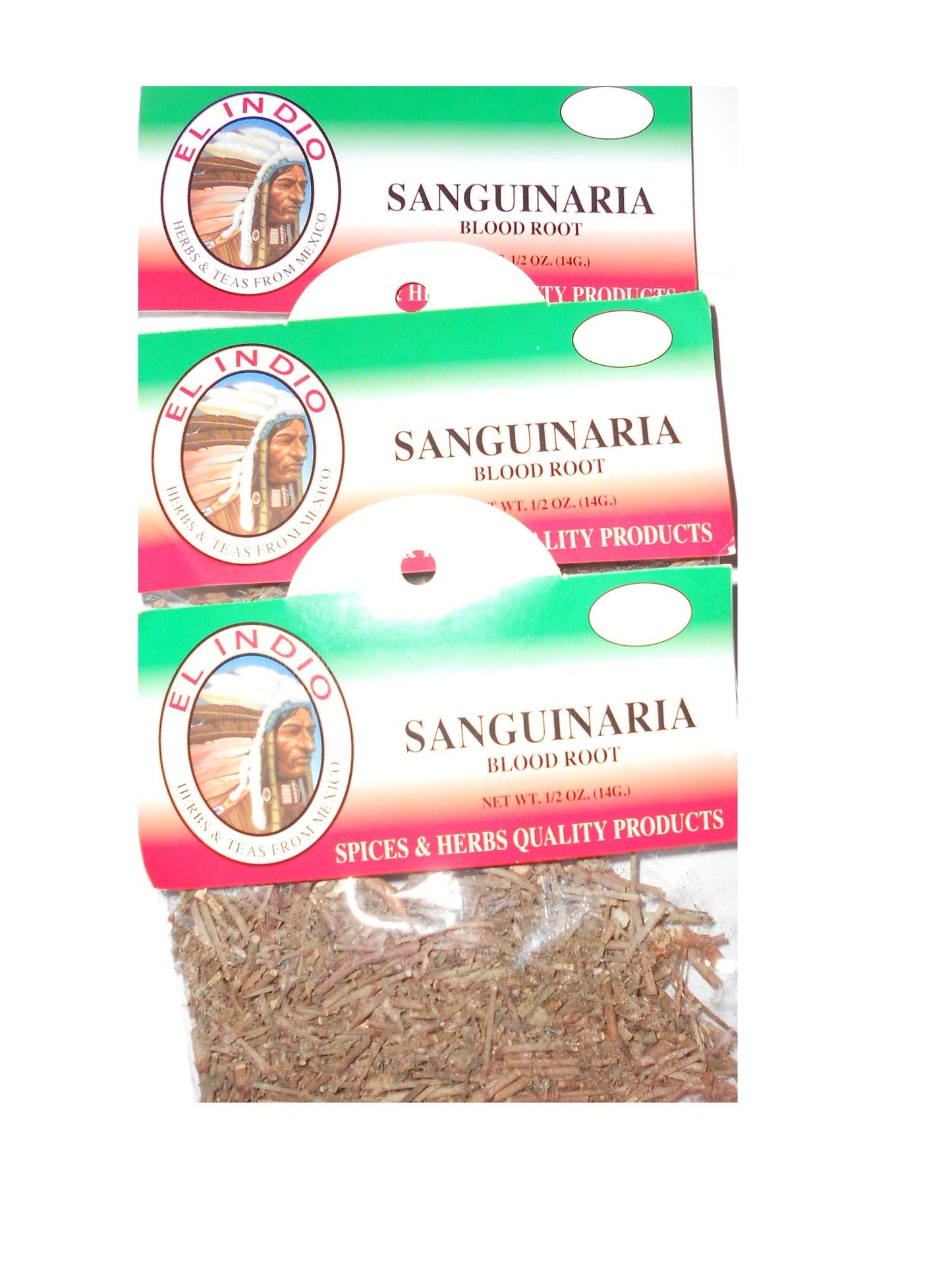 Sanguinaria/Blood Root. Herbal tea 1/2oz (14gr) 3-Pack