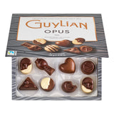 Belgian Chocolate Gift Box by GuyLian, 6.35 oz, 16 pc Opus Luxury Assortment, Premium Gourmet Chocolate, Milk, White & Dark Candy Treat for Women