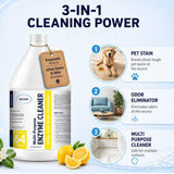 Enzymatic Cleaner Multi-Purpose Enzyme Cleaner for Dog Urine and Poop Carpet | Cat Pee Odor eliminator Pet Urine Enzyme Drain Cleaner | Floors
