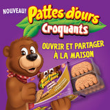 Bear Paws Crunchy Double Chocolate - Peanut Free Crunchy and Delicious Cookies to Open and Share at Home with No Artificial Colours or Flavours 240g
