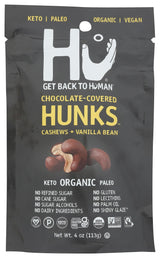 HU KITCHEN Chocolate Covered Cashews, 4 OZ