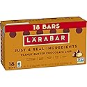 Larabar Peanut Butter Chocolate Chip, Fruit and Nut Bars, Gluten Free and Vegan, 18 Ct, 28.8 oz