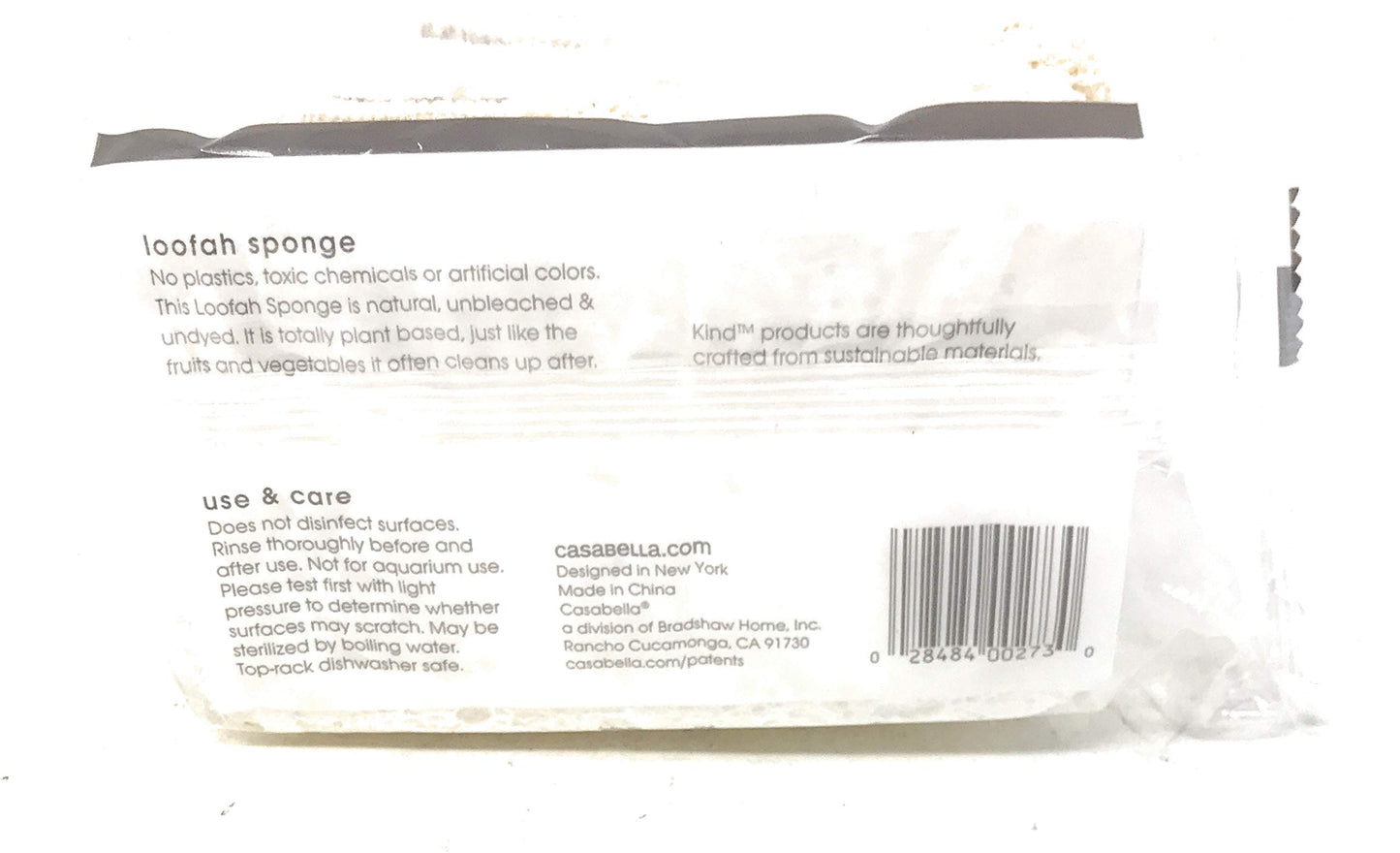 Kind, Sponge Loofah, 2 Count