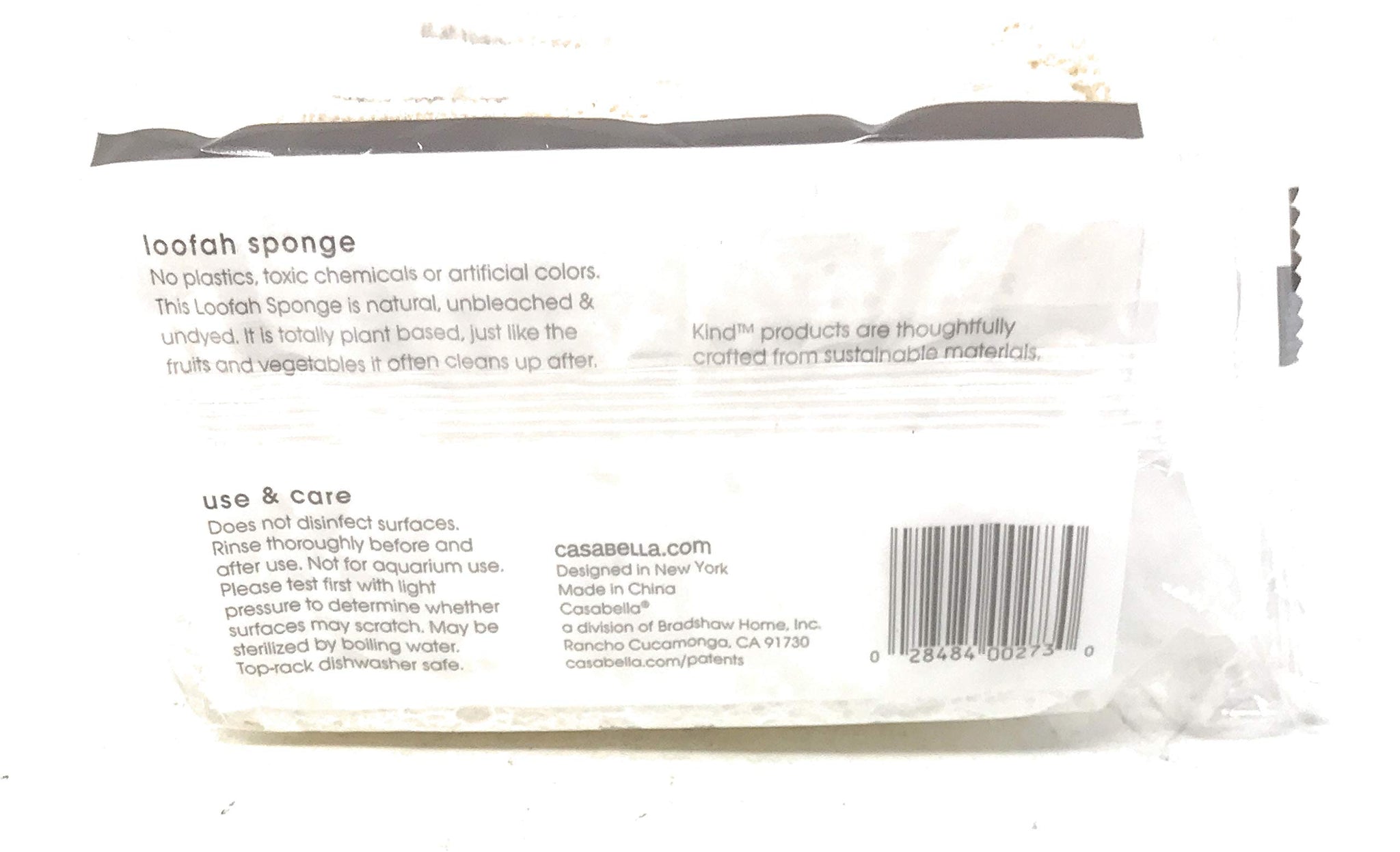 Kind, Sponge Loofah, 2 Count