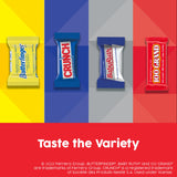 Butterfinger, CRUNCH, Baby Ruth, 100 Grand Fun Size, Assorted Candy Bars, Great for Sharing, Bulk 80 Count Pack, 32.1 oz