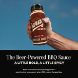 Rufus Teague Official Garage Beer BBQ Sauce Gift, Amped-Up, 15.2oz, 1-Pack