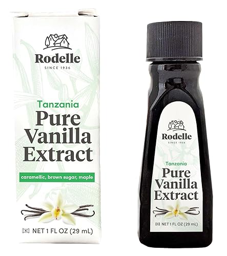 Rodelle Tanzania Single Origin Pure Vanilla Extract Gluten Free Made in USA, 1 Ounce