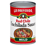 La Preferida Mexican Foods Red Chile Enchilada Sauce, Mild | Salsa de Chile Rojo para Enchiladas | 10 OZ (Pack of 12)