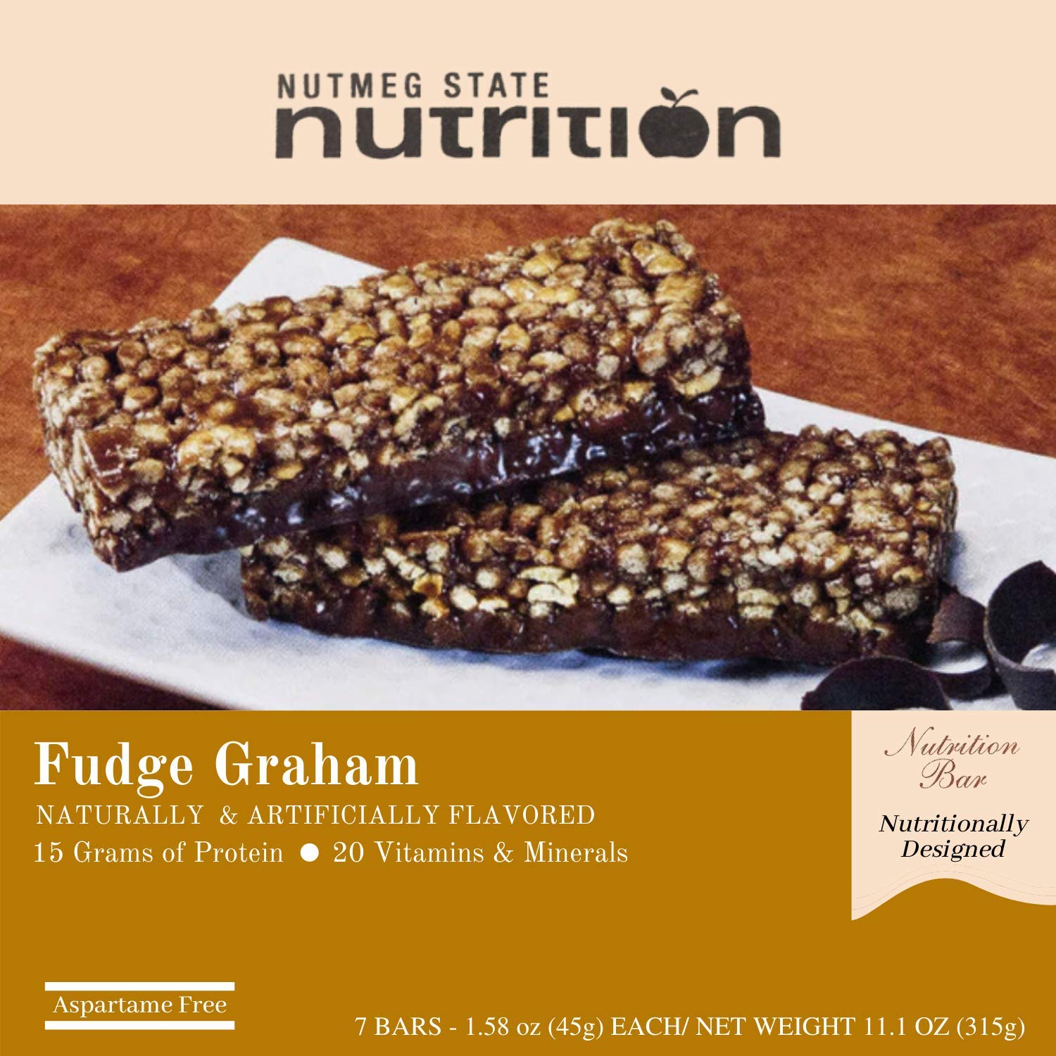 Crisp n Crunch Fudge & Graham Bar (Meal Replacement Bars)
