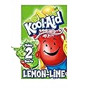 Kool-Aid Unsweetened Lemon Lime Artificially Flavored Powdered Soft Drink Mix, 0.13 oz Packet (Pack of 48)