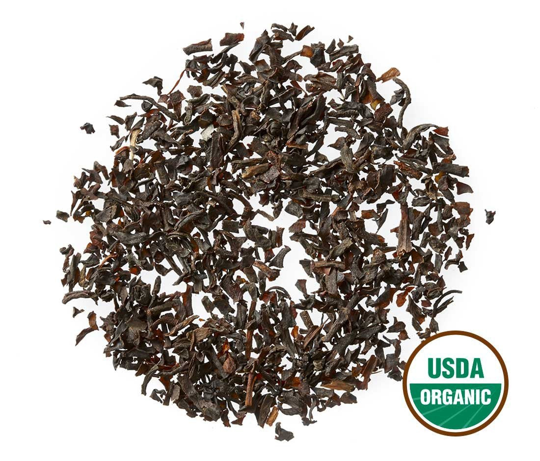 Golden Moon Tea Organic Irish Breakfast Black Tea - Loose Leaf, Non-GMO - Travel Tin (24 Servings)