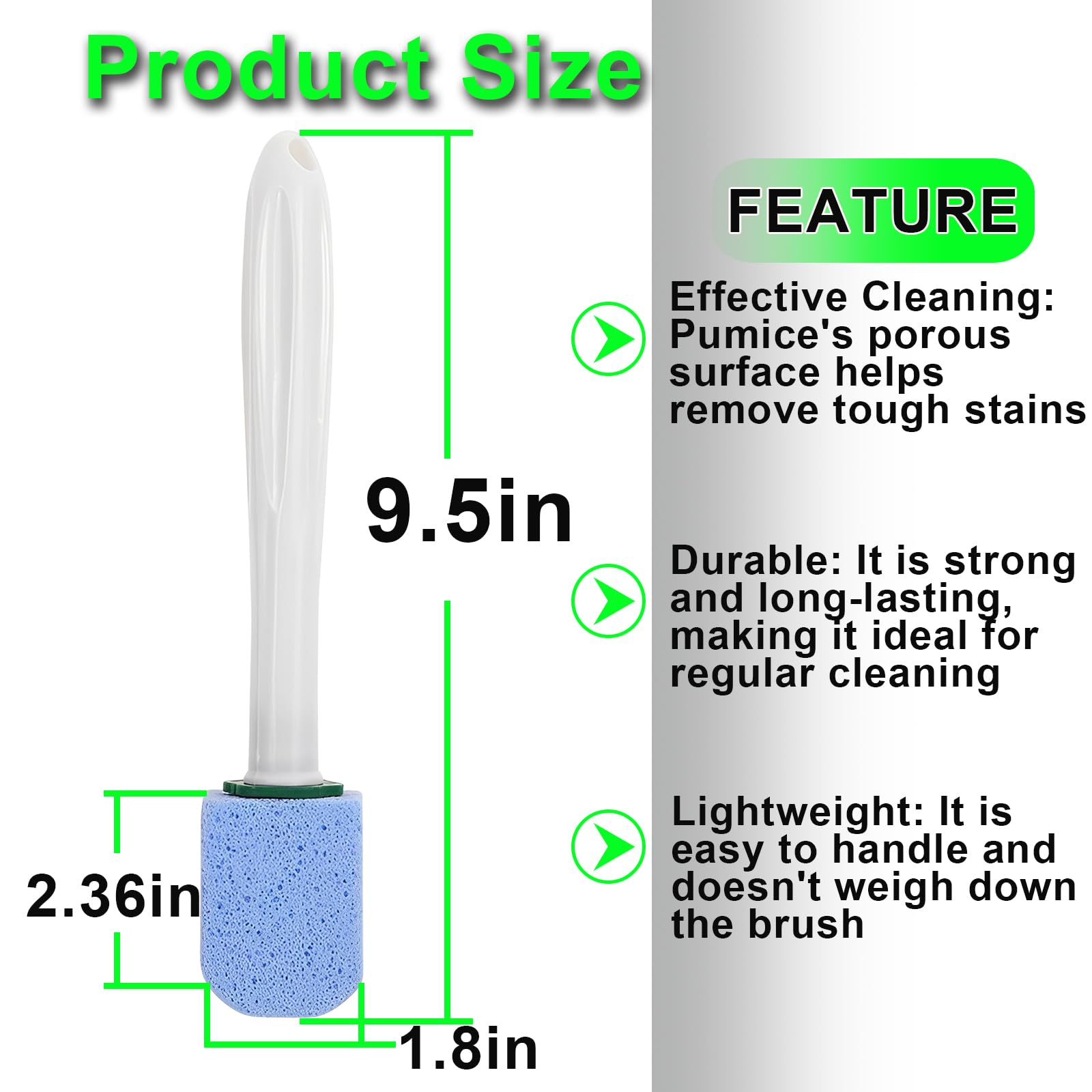 Lmuwecno Pumice Stone Toilet Stick,Pumice Chisel Sticks Cleaning,Pumice Stine Scrubber and Cleaner for Toilet Bowl,Bathroom,Kitchen,6Pcs Pumice Stone