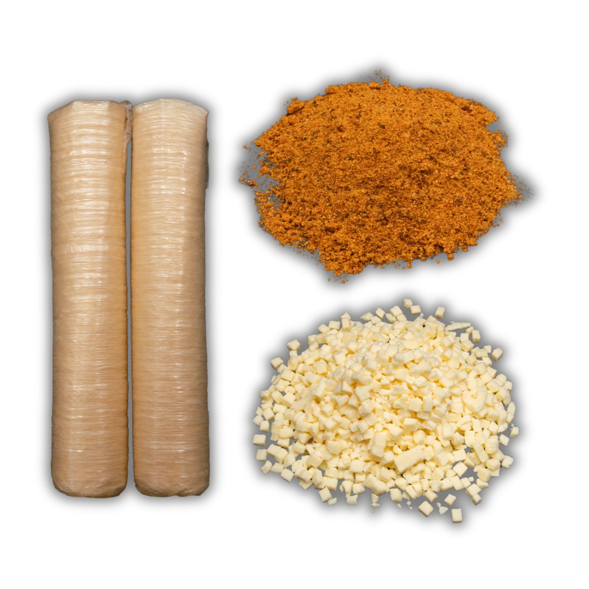 Bearded Butchers Original Bratwurst DIY Kit - Make Mild & Flavorful Homemade Brats - Includes Our Original Seasoning, High-Temp Mozzarella Cheese, and