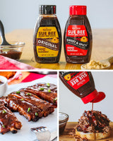Sue Bee Honey BBQ Sauce, Sweet & Spicy, Made with Pure Honey, Gluten Free, 14 Ounce (Pack of 1)