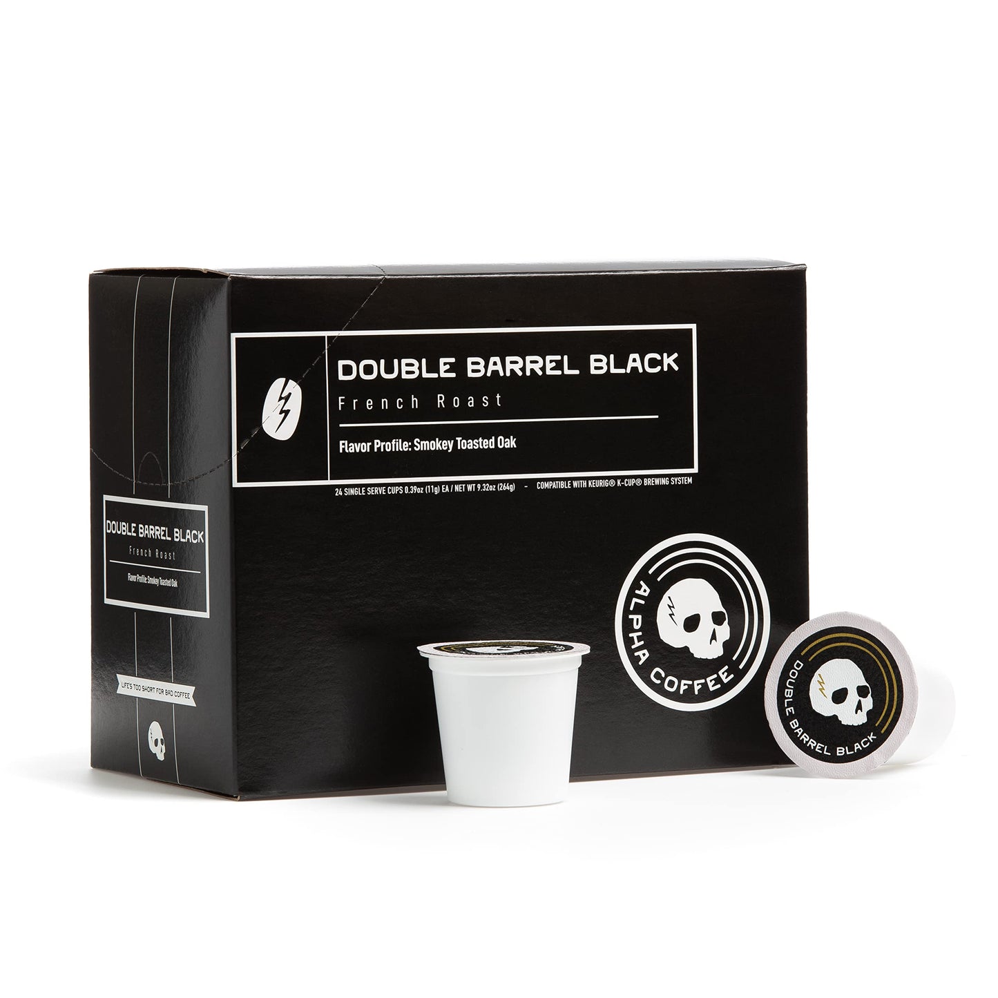 Alpha Coffee - 24 Count Coffee Pods - Premium Gourmet Craft Coffee | Veteran Owned - Specialty Small Batch Roasted Coffee | 100% Arabica Beans ((Pack
