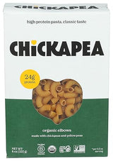 Chickapea Pasta, Pasta Chickpea Lentil Elbow Organic, 8 Ounce