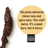 People’s Choice Beef Jerky - Test Kitchen - Hot Honey - Sweet & Spicy - 10g Protein - Made in USA - 1 Pound (16 oz) Bag