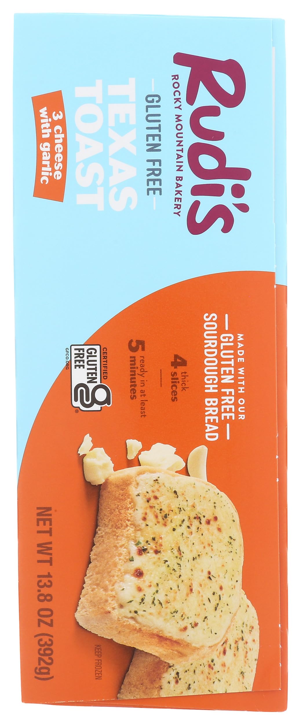 Rudis Bakery 3 Cheese Garlic Texas Toast, 13.8 OZ
