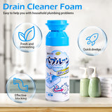 Foaming Drain Cleaner,Drain Clog Remover - Sink Cleaner and Deodorizer,Foaming Cleaners for Kitchen, Sinks, Shower Drains,Tubs(2pcs)