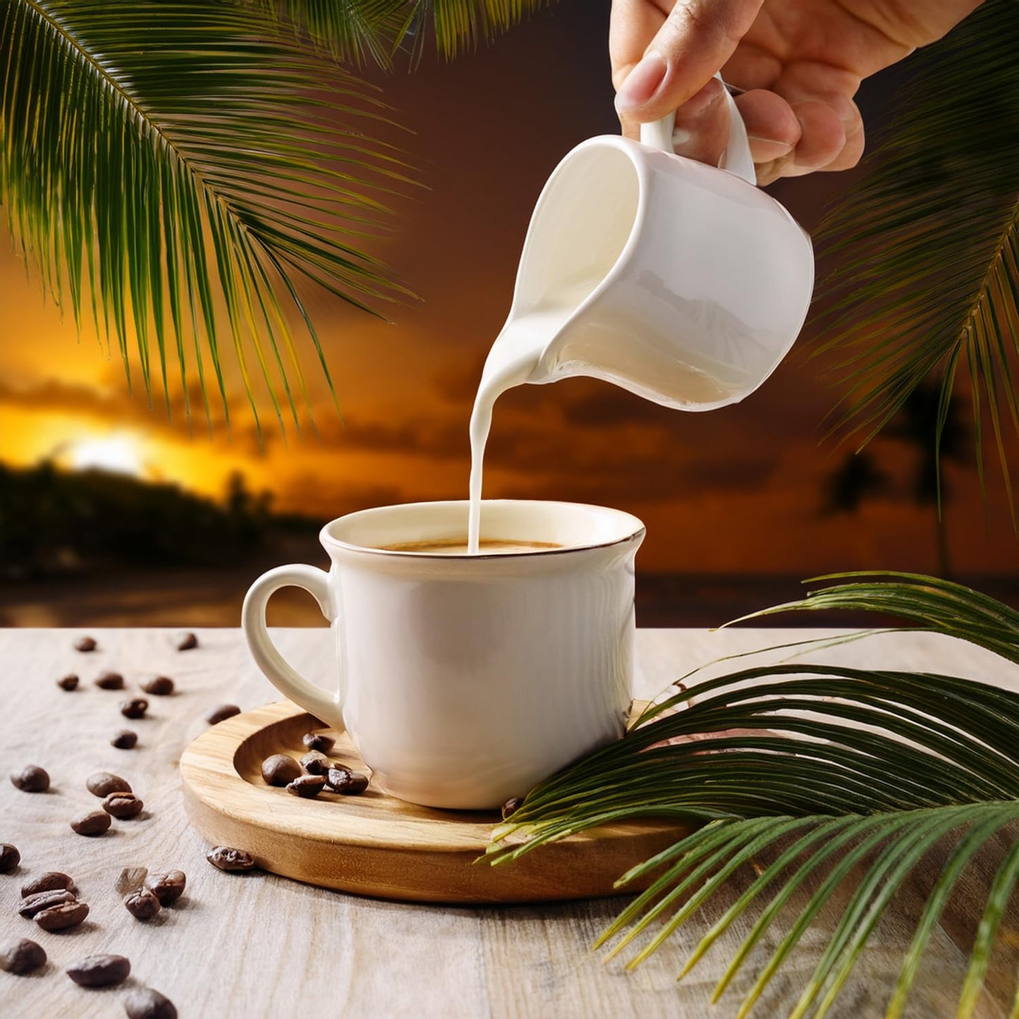 Fresh Roasted Coffee, Jamaican Me Crazy Flavored Drip Ground Coffee, Medium Roast, Kosher, 2 lb (32 oz)