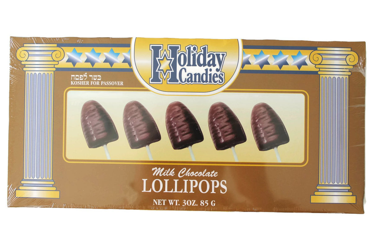 Holiday Candies Milk Chocolate Lollipops Lollycones Kosher For Passover