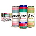 ginsa Sparkling Ginseng Energy Drink with Korean Red Ginseng | Natural Energy Booster | Non-GMO, Supports Focus & Clarity with Pure Ginseng Root, No