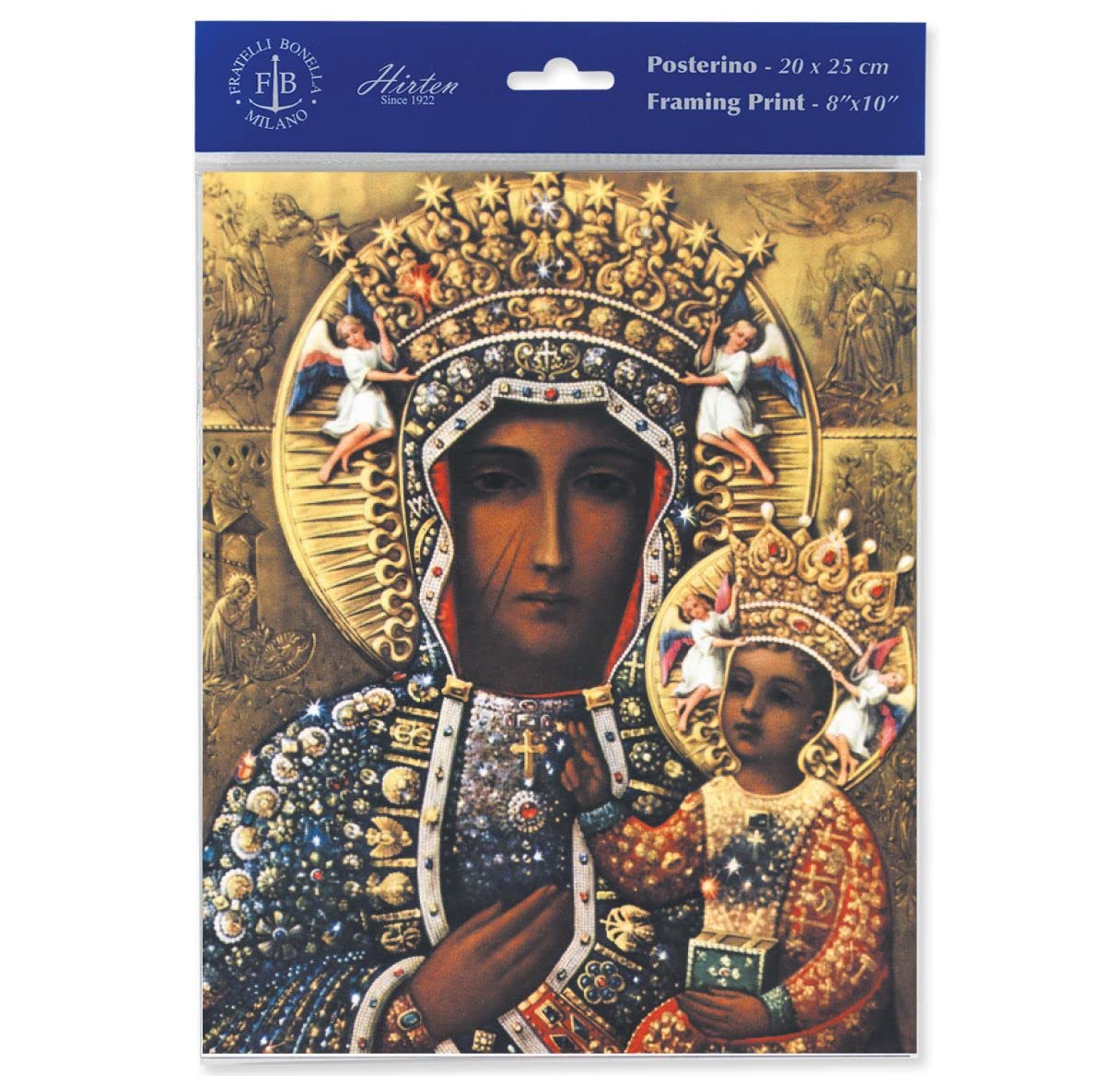 Our Lady of Czestochowa 8"x10" Italian Prints, 3-Count Value Pack