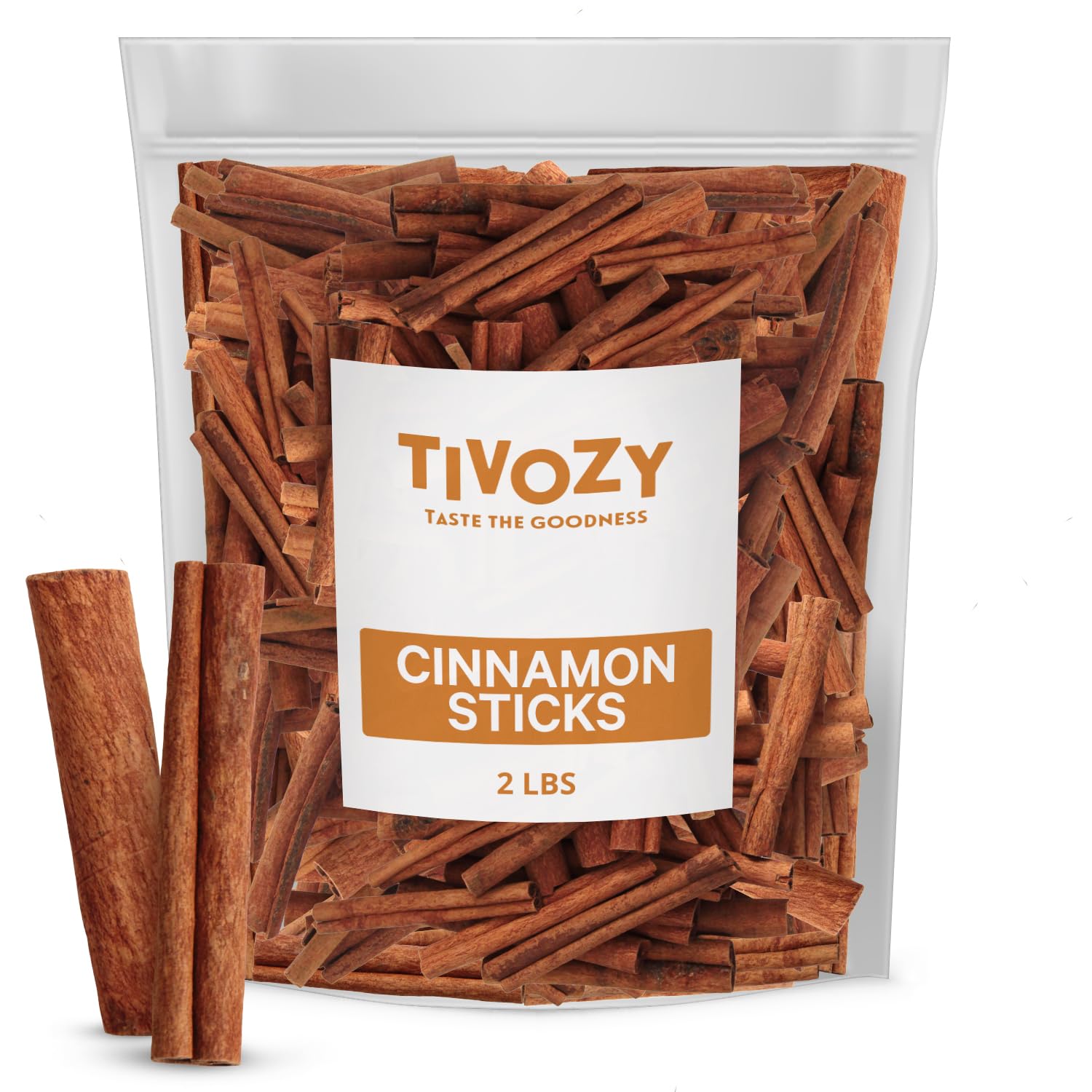 Cinnamon Sticks, 2lb Pack of Cinnamon Sticks Bulk, Ideal for Homemade Recipes and Natural Remedies, Long Lasting Sticks Whole for Professional Chefs