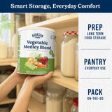 Augason Farms Vegetable Medley Blend Can - Dehydrated Mixed Veggies - Gluten Free Emergency Food Supply with Long Shelf Life for Survival, Disaster