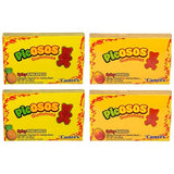 Canel’s Picosos Spicy Pineapple and Mango Flavor Gummy Bears - 3oz Theater Boxes (Pack of 4-12 Ounce Total) - Choose your Flavor - Sweet and Hot