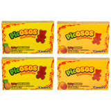 Canel’s Picosos Spicy Pineapple and Mango Flavor Gummy Bears - 3oz Theater Boxes (Pack of 4-12 Ounce Total) - Choose your Flavor - Sweet and Hot