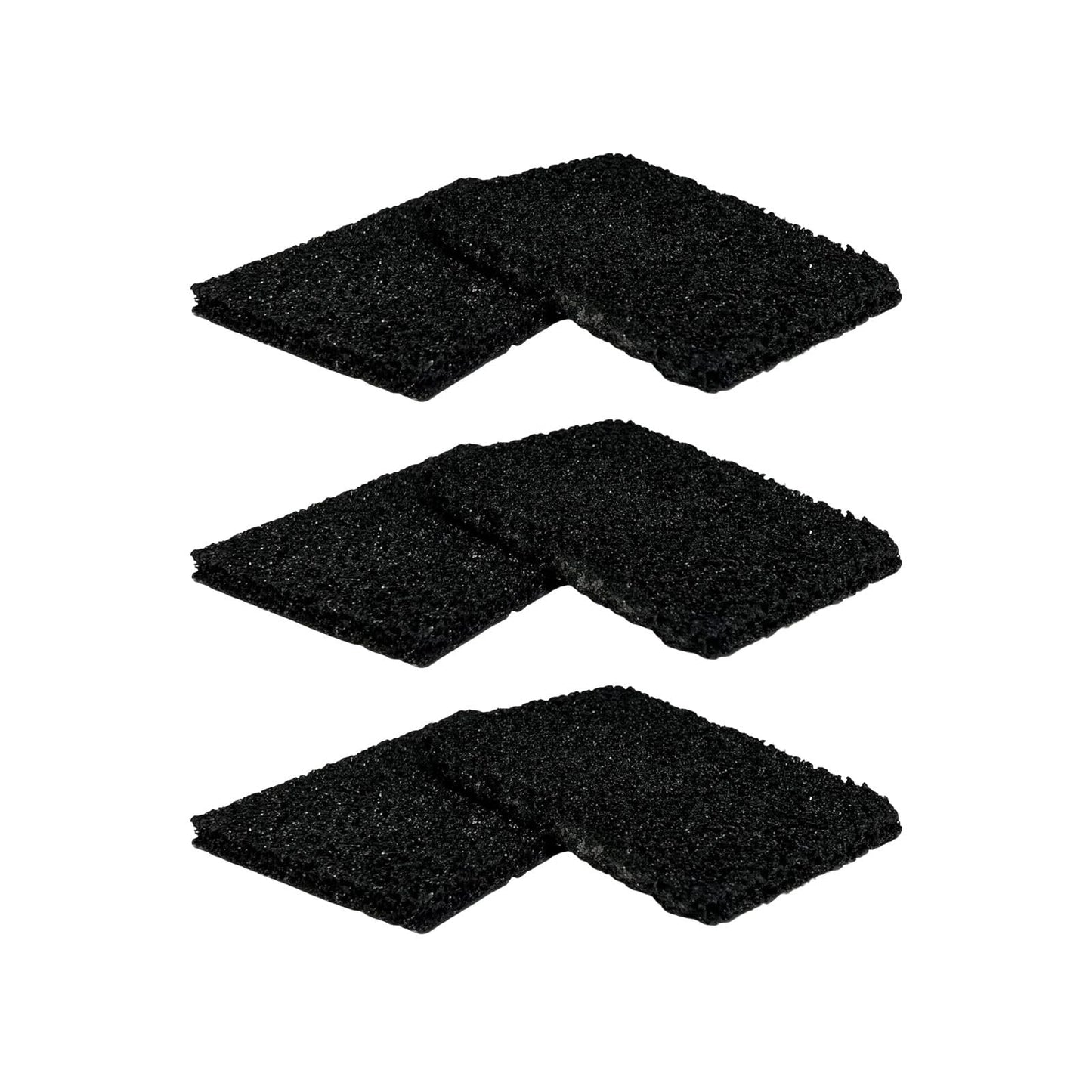 Nispira Activated Charcoal Odor Filter Refills Deodorizers Compatible with Simplehuman Filter Case Trash Cans, 6 Packs