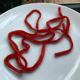 Premium Strawberry Licorice Laces Candy-2 lbs Delectable Red Licorice Candy Made with Natural Strawberry Flavor - Perfectly Sweet, Soft and Chewy Red