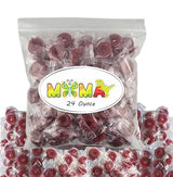 Bulk Cherry Individually Wrapped Hard Candy - 1.5lbs -Made from Life Savers Candy- Repackaged by Mima Mima - Mothers Day Candy, Basket Stuffers
