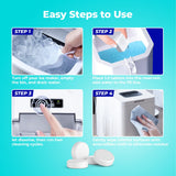 CleanCrown Ice Machine Cleaner (36 Pack), Ice Machine Descaler, Nickel Safe Cleaner and Descaler for Frigidaire, Opal, GE Profile, Kitchenaid