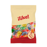 Fruit Slices Jelly Candy | 1.5 Pound Pack | Assorted Flavors | Old Fashioned Candy for Buffets and Holiday Gifting | Individually Wrapped Party Favors