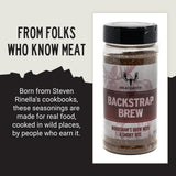 MeatEater Seasoning Blend | Backstrap Brew | Spices, Brown Sugar, & Paprika | Bold Meat Seasonings & Grill Rub | All Purpose Flavor for Wild Game |