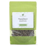Biokoma Chasteberry Dried Fruits 100g 3.55oz Vitex Agnus-Castus Whole Berries Herbal Tea Hormonal Balance Cycle & Menopause Support Resealable