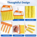 Retractable Gap Dust Cleaner Under Appliance Cleaning Tool,Window Blind Cleaner Duster Tool,4pcs Cleaning Tools Set for Under Appliances Furniture