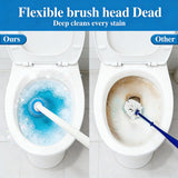 SOPAMI Disposable Toilet Cleaning System - Toilet Wand Kit with 32 High-Performance Refills, Wall Mounted Toilet Brush and Holder for Deep Cleaning