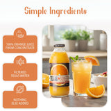 Texas Squeeze Orange Juice, NON GMO Verified, Texas Grown and Bottled, Orange Juice from Concentrate, No Sugar Added, No Preservatives, 16 fl oz, Pack
