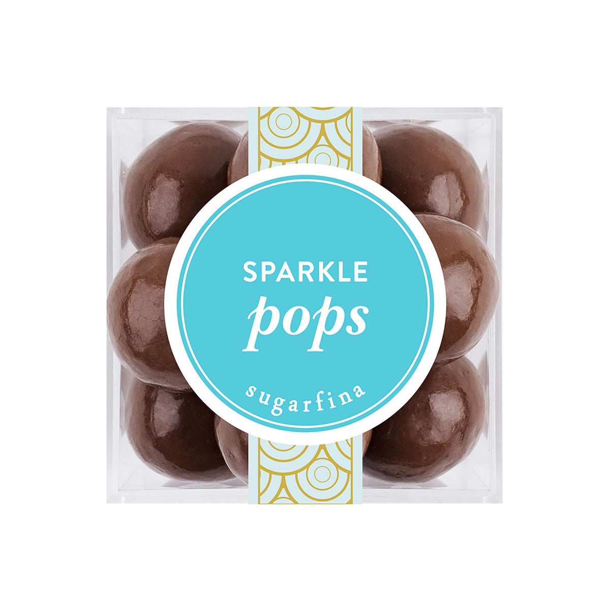 Sugarfina Sparkle Pops Small Candy Cube, Chocolate Bites, 2.0 oz, 4 Count