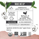 Numi Organic Tea Chinese Breakfast, 16 Ounce Pouch (Pack of 6) Loose Leaf Yunnan Black Tea, 200+ Cups Per Bag, Packaging May Vary