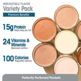 WonderSlim Meal Replacement Shake, Variety Pack, 15g Protein, 24 Vitamins & Minerals, Gluten Free (7ct)