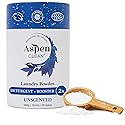 AspenClean Laundry Powder + Booster 2-in-1 Unscented 55 Loads Hyper Concentrated Stain & Odor Removal Enzyme Booster Non-Toxic 100% Natural EWG