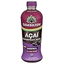 Sambazon Organic 50% Less Sugar Acai Superfruit Juice, 32 FZ